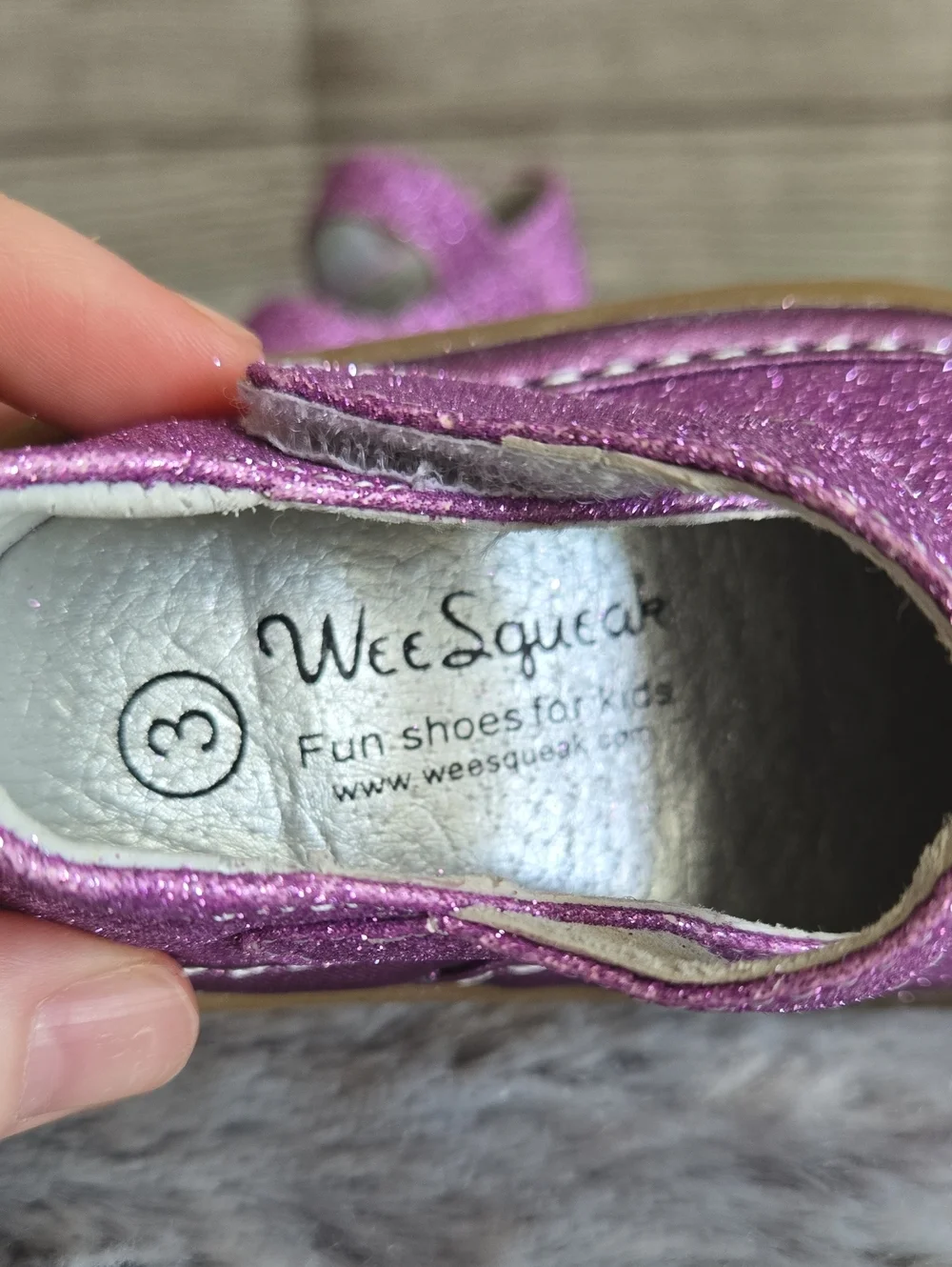 Wee Squeak Shoes, Baby Size 3